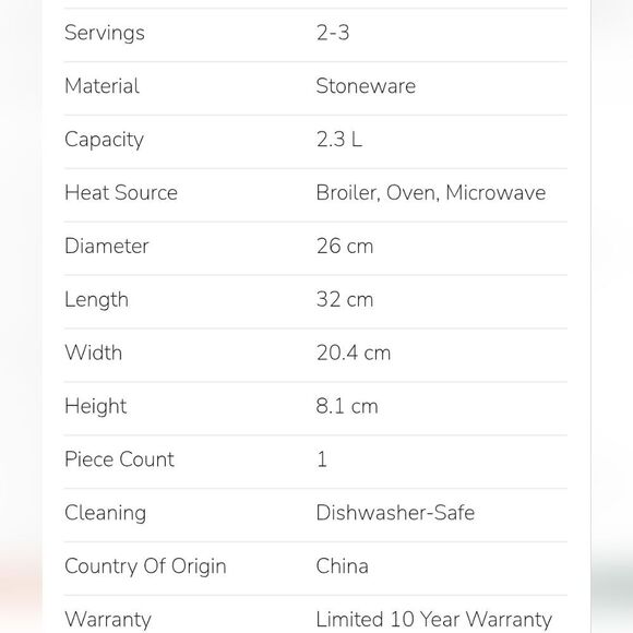 Le Creuset Heritage 26cm Retangular Baking Dish- Agave - Picture 7 of 10